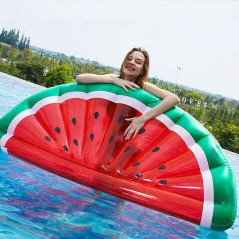 Плот-матрас гигантский пляжный надувной для плавания HUGE SIZE FLOAT'N (Арбузная долька) Алматы - изображение 2