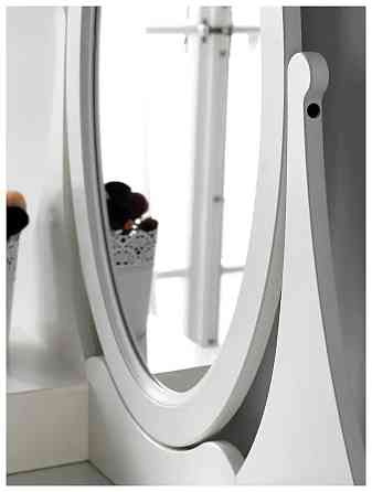 Туалетный столик Хэмнэс, белый с зеркалом 100x50 см Караганда