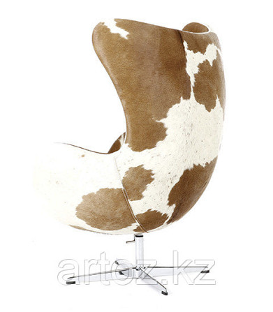 Кресло Egg chair Cow (White/Ginger) Алматы - изображение 1