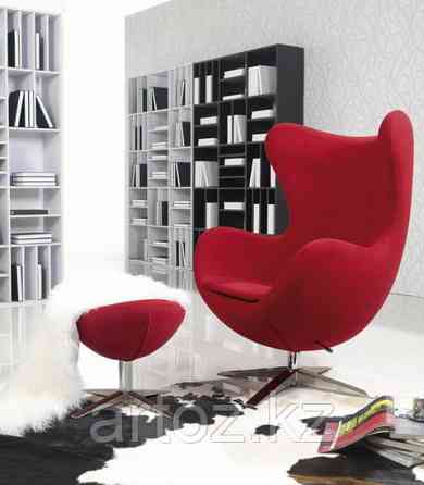 Кресло Egg Chair velvet (red) Алматы