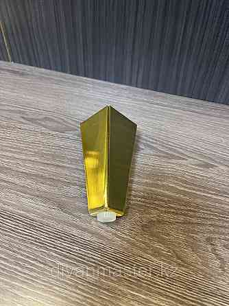 Ножка стальная, для диванов и кресел, золото 10 см Алматы