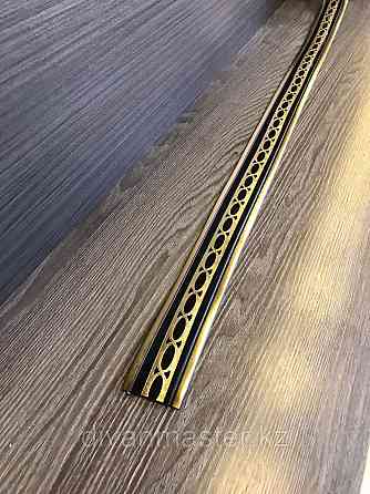 Декор лента ПВХ под золото с орнаментом 48 мм Алматы