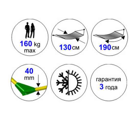 Гамак с каркасом до 160кг Алматы