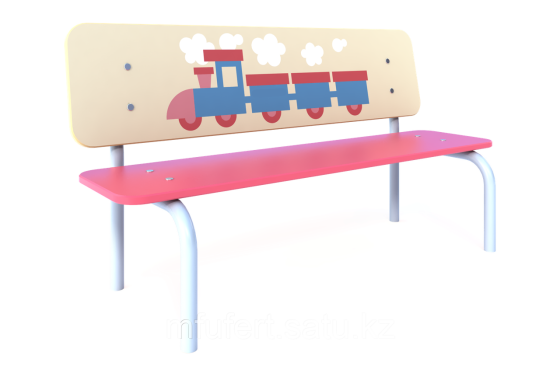 Детская скамейка "Поезд" СД-018 Нур-Султан
