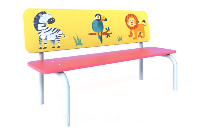 Детская скамейка "Зоопарк" СД-020 Нур-Султан - изображение 1