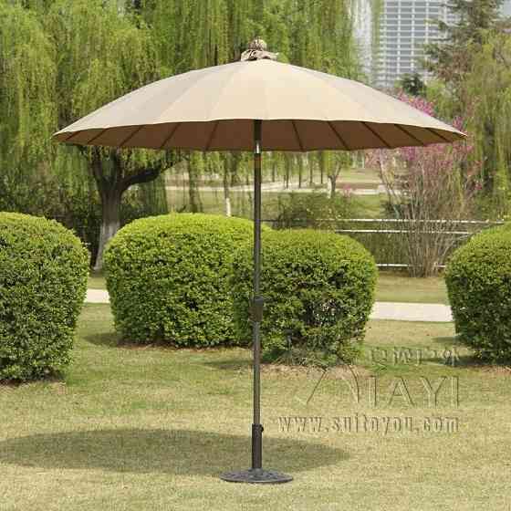 Зонт садовый Венеция , диаметр 2.7 м, бежевый, (меняет угол наклона) Алматы