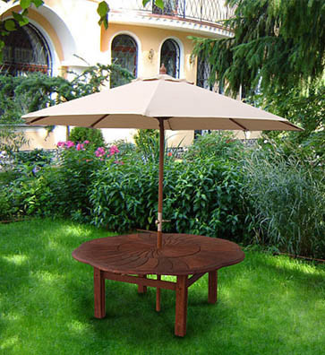 Зонт садовый Джулия, диаметр 2.7 м (меняет угол наклона) Алматы - изображение 2
