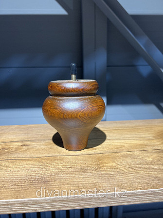 Ножка мебельная, деревянная. 11 см, акация Алматы - изображение 2