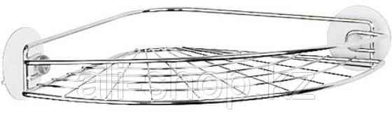 Полочка-решетка угловая на присосках 29,8 см, хром HGI 204 Алматы
