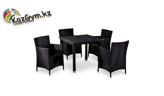 Комплект мебели стол + 4 кресла Алматы - изображение 1