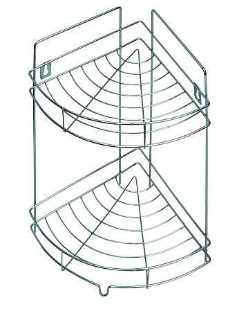 Полка Аквалиния хромированная 2-ная угловая T101 Алматы