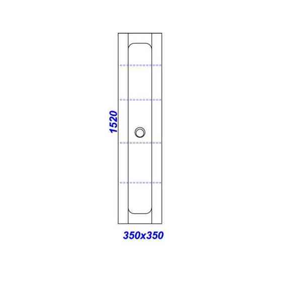 Пенал Aqwella Infinity подвесной черный Inf.05.35/BLK Алматы