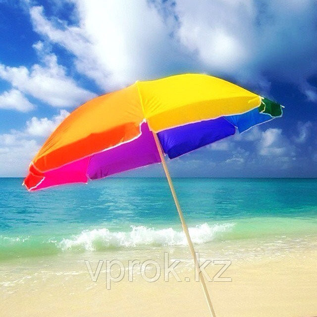 Зонт пляжный диаметр 2 м, мод.600С (радуга) Алматы - изображение 2