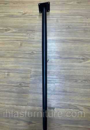 Опора стальная с наклоном,черный,60 см Алматы - изображение 1