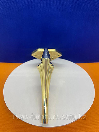 Ножка литая для мягкой мебели золото 16см Алматы - изображение 2