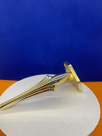 Ножка литая для мягкой мебели золото 16см Алматы - изображение 3