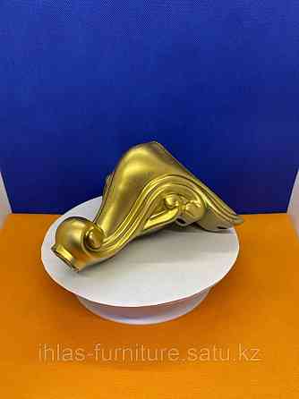 Мебельная ножка пластиковая Sultan 14 см,цвет золото Алматы