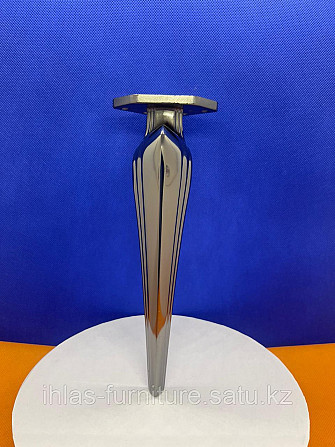 Ножка стальная для мягкой мебели антрацит 21см Алматы - изображение 1