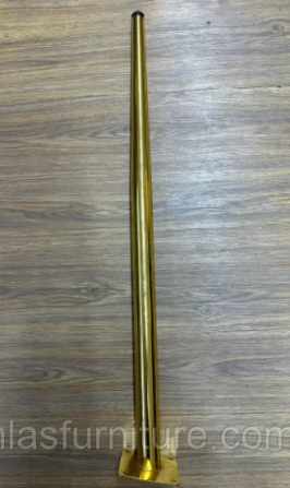 Опора стальная с наклоном, золото,72 см Алматы - изображение 2