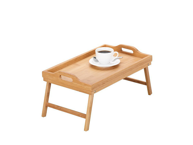 Бамбуковый столик для завтрака Алматы - изображение 3