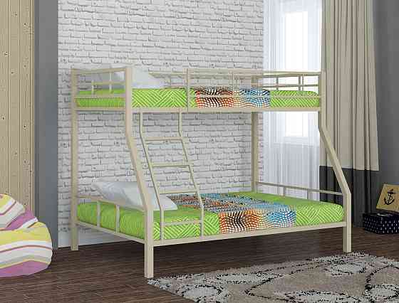 Двухъярусная кровать Гранада 1, 120x190 см, бежевый Алматы
