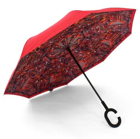 Чудо-зонт перевёртыш «My Umbrella» SUNRISE (Абстракция) Алматы - изображение 1