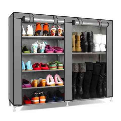 Шкаф для обуви складной тканевый Shoe Rack And Wardrobe (10 ярусов - 6510) Алматы