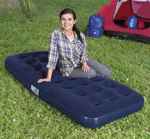 Матрас надувной для кемпинга Bestway PAVILLO Horizon Airbed с флоковым покрытием (67002, 137х191х22  Алматы