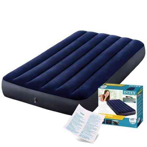 Матрас надувной INTEX Classic Downy Airbed (64757, 99х191х25 см) Алматы