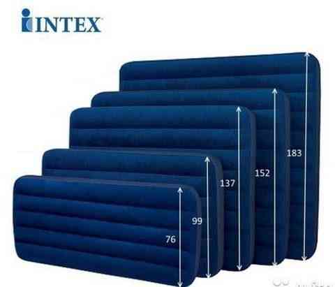 Матрас надувной INTEX Classic Downy Airbed (64757, 99х191х25 см) Алматы