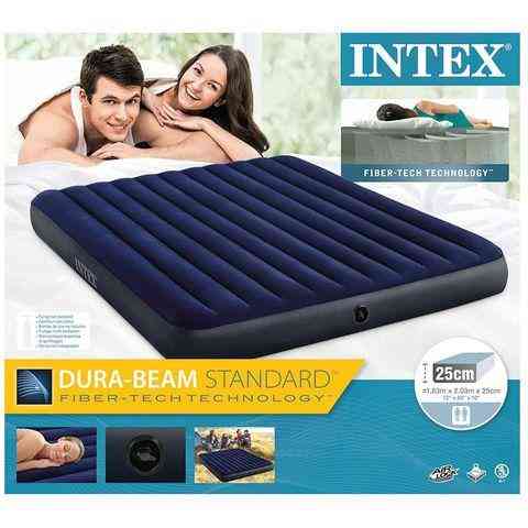 Матрас надувной INTEX Classic Downy Airbed (64755, 183х203х25 см) Алматы