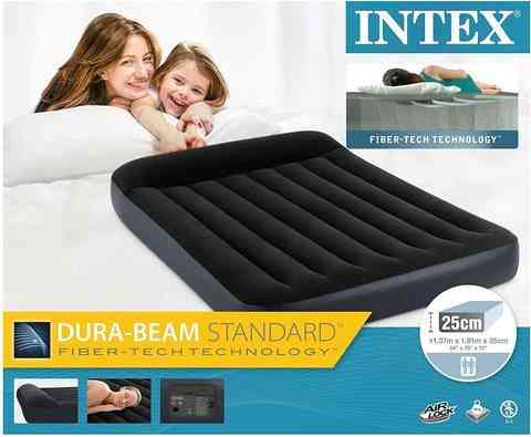 Матрас надувной с подголовником INTEX Pillow Rest Classic Airbed (64142, 137х191х25 см) Алматы