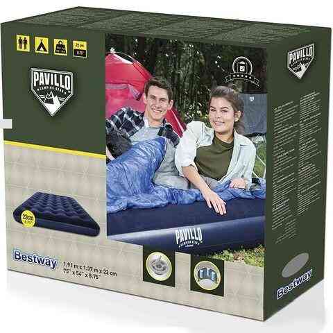 Матрас надувной для кемпинга Bestway PAVILLO Horizon Airbed с флоковым покрытием (67002, 137х191х22  Алматы
