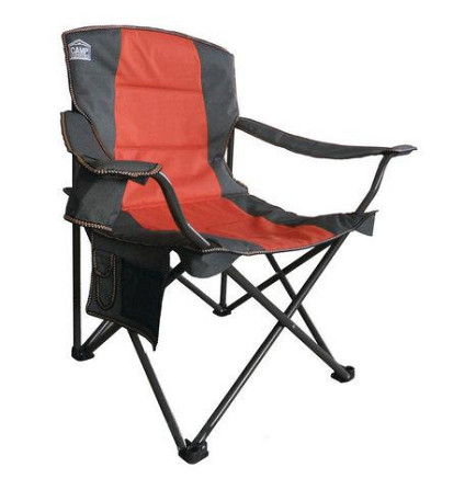Кресло складное туристическое со спинкой и подлокотниками Camp Master (Оранжевый) Алматы - изображение 1