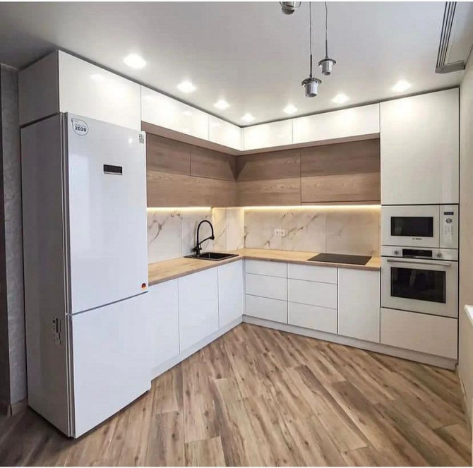 Кухонный гарнитур Верде в стиле минимализм Алматы - изображение 1