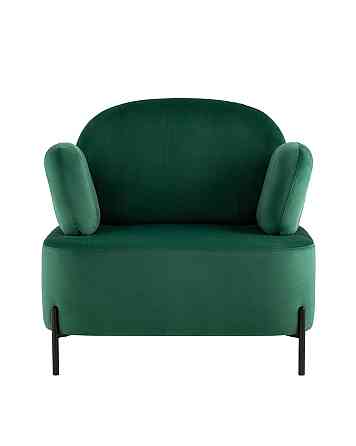 Кресло для отдыха Candy с подлокотниками велюр зелёный Алматы