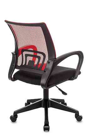 Кресло оператора Basic красный TW-35N сиденье черный TW-11 сетка/ткань крестовина пласт Алматы