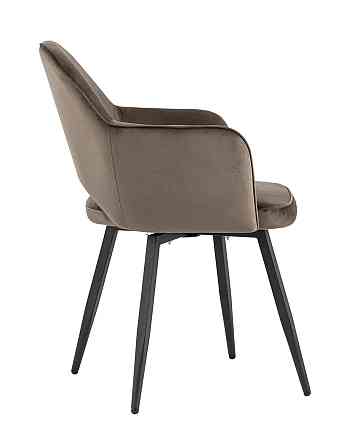 Стул-кресло Haston, вращающийся коричневый Алматы