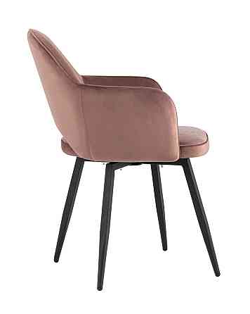 Стул-кресло Haston, вращающийся пыльно-розовый Алматы