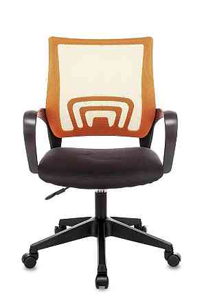 Кресло оператора Basic оранжевый TW-38-3 сиденье черный TW-11 сетка/ткань крестовина п Алматы
