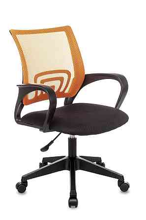 Кресло оператора Basic оранжевый TW-38-3 сиденье черный TW-11 сетка/ткань крестовина п Алматы