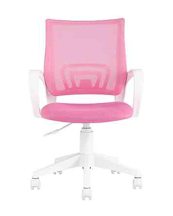 Кресло офисное Basic W розовый крестовина пластик белый Алматы