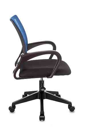 Кресло офисное Basic сетка/ткань синий Алматы