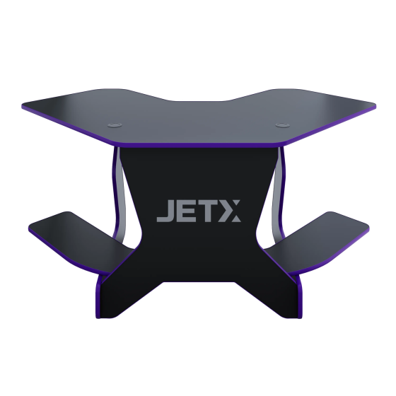 Игровой компьютерный стол VMMGAME JETX, черно-фиолетовый Алматы