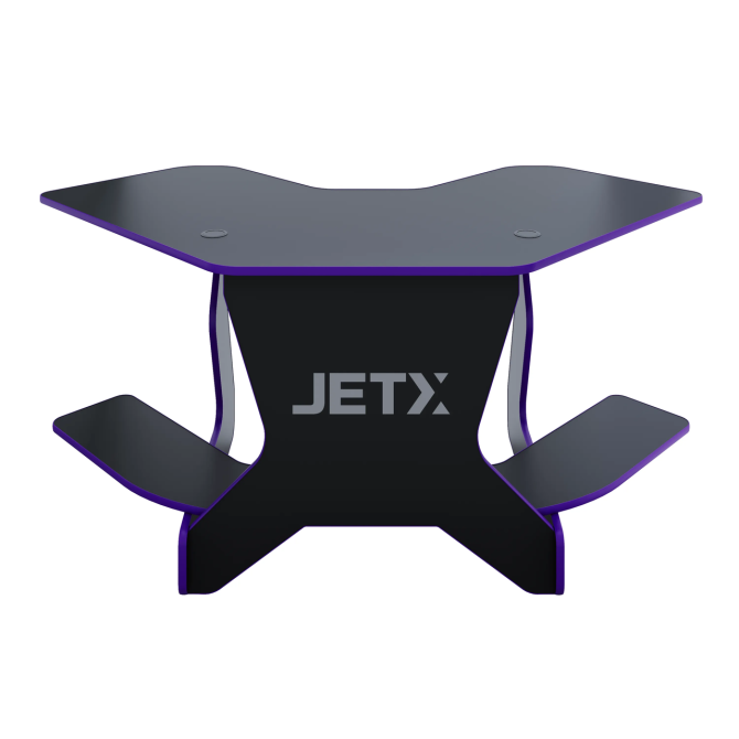 Игровой компьютерный стол VMMGAME JETX, черно-фиолетовый Алматы - изображение 1