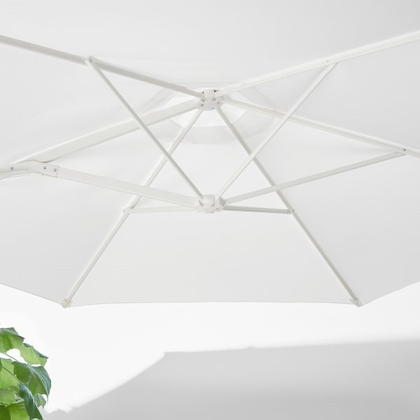 Зонт от солнца с опорой ХЁГЁН Сварто белый 270 см IKEA, ИКЕА Нур-Султан - изображение 4