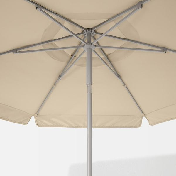 Зонт от солнца с опорой КУГГЁ / ВОРХОЛЬМЕН бежевый 300 см IKEA, ИКЕА Нур-Султан - изображение 2