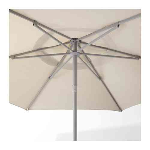 Зонт от солнца КУГГЁ / ЛИНДЭЙА бежевый диаметр 300 см IKEA, ИКЕА Нур-Султан