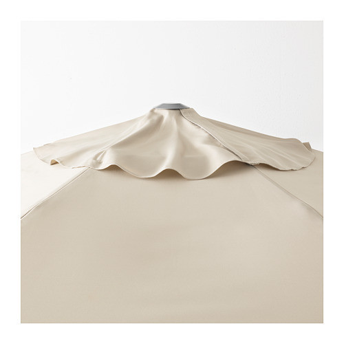 Зонт от солнца КУГГЁ / ЛИНДЭЙА бежевый диаметр 300 см IKEA, ИКЕА Нур-Султан - изображение 4
