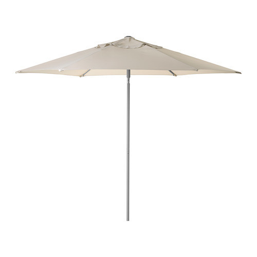 Зонт от солнца КУГГЁ / ЛИНДЭЙА бежевый диаметр 300 см IKEA, ИКЕА Нур-Султан - изображение 1